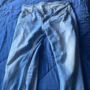 Buckle bootcut jeans. Derek. Size 36x30.